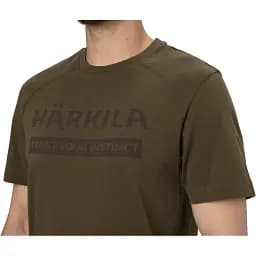 Футболка Harkila logo XL Зелений - мініатюра 3