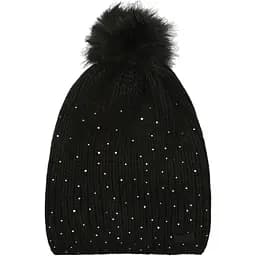 Шапка CMP Woman Knitted Hat with Pompom Black (1097-5505402-U901 UNI)