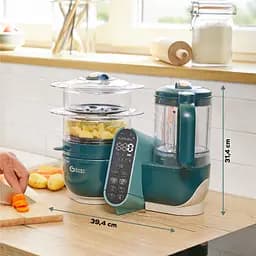Пароварка-блендер Babymoov Nutribaby+ Opal green (A001136) - мініатюра 8