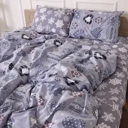 Комплект постільної білизни MirSon Бязь 17-0655 Snowflake 175х210 см (2200009610585)