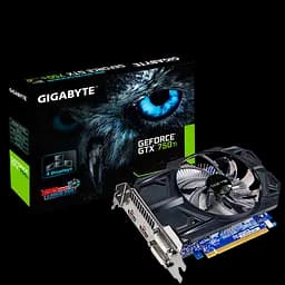 Видеокарта GeForce GTX 750 Ti 2GB Gigabyte (GV-N75TD5-2GI) Б/У