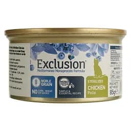 Влажный корм для кошек Exclusion Noble Grain Cat Sterilized Chicken All Breeds, 85 г