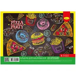 Альбом для малювання Апельсин Pizza party A4 20 аркушів (АП-0308-4)