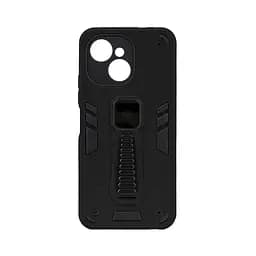 Чехол для TECNO Spark 40C 4G, Proover, черный, с подставкой и магнитом, противоударный, ударопрочный, бронированный, панель-накладка, защита всего корпуса, термополиуретан (TPU) + поликарбонат (PC), ArmorStandart (ARM87282)