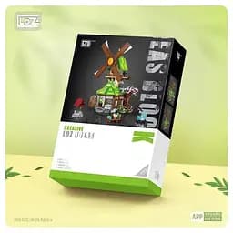 Конструктор LOZ mini Дом с ветряной мельницей без фигурок (1050)