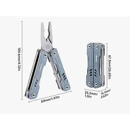 Мультитул NexTool Mini Sailor Pliers S11 чорний - мініатюра 3