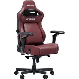 Крісло геймерське Anda Seat Kaiser 4 V2 Size XL до 180 кг ігрове Maroon PVC (AD12YDDC-XLL-20-A-PV/C-03)