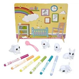 Набор для творчества Crayola Washimals Домашние животные с фломастерами 5 шт. 
