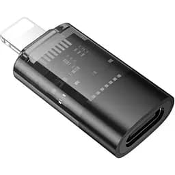 Перехідник Hoco UA36A Lightning Male to USB-C Female OTG Black [140335] - мініатюра 3