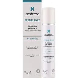 Крем-гель для лица Sesderma Sesbalance для комбинированной и жирной кожи матирующий 50 мл