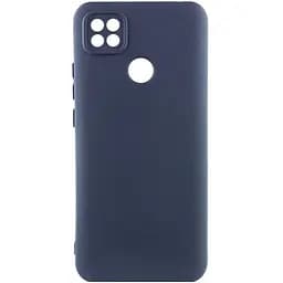 Чехол Silicone Cover Lakshmi Full Camera (AAA) для Xiaomi Redmi 10A Темно-синий / Midnight blue