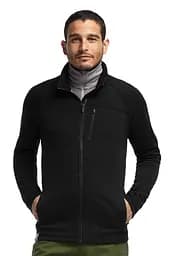 Кофта Icebreaker Sierra LS Zip Black L (1052-101 476 001 L) - мініатюра 2