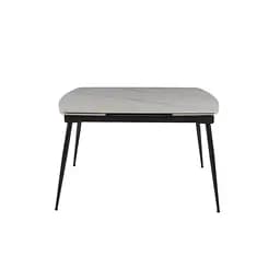 Стіл Vela 110-170x75 white marble matt - мініатюра 5
