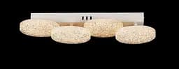Люстра стельова LED Splendid Ray L3180/4L, 80W, біла, з пультом, 4 лампи, димер, сучасний стиль - мініатюра 3