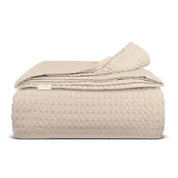 Плед-покрывало Cosas Biscuit Waffle Weave 160х230 см бежевый (Blanket_07Biscuit_WaffleWeave_160x230)