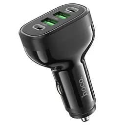 Автомобільний зарядний пристрій Hoco NZ11 2USB/2Type-C PD 72W чорний - мініатюра 3