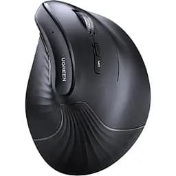Мишка UGREEN 2.4GHz MU008 бездротова вертикальна 4000 dpi 4 кнопки чорний - мініатюра 2