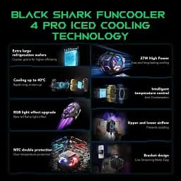 Кулер для смартфона Black Shark FunCooler 4 Pro Black (BHR8594CN) [147780] - мініатюра 6