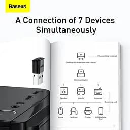 Адаптер Bluetooth 5.0 USB контролер Baseus Wireless Adapter BA04 ZJBA000001 - мініатюра 4