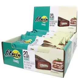 Батончик FitWin Protein Bar 33% Тірамісу 720 г (12 шт. по 60 г)