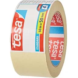 Стрічка малярна Tesa Standard 50 м х 50 мм бежева