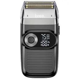 Чоловіча електробритва Hoco HP30 акумуляторна бритва для чоловіків сіра