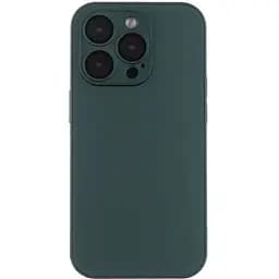 Чохол-накладка Matte скляний матовий із захистом камери AG-Glass Apple iPhone 14 Pro Green
