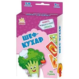 Карткова гра Ranok Creative Шеф-кухар 50 карток правила гри (1390005)