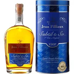 Коньяк Jean Fillioux Subtil & So VSOP 40% 0.7 л у подарунковій упаковці