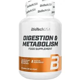 Комплекс екстрактів BioTech Digestion and Metabolism, 60 таблеток для підтримки травнох системи