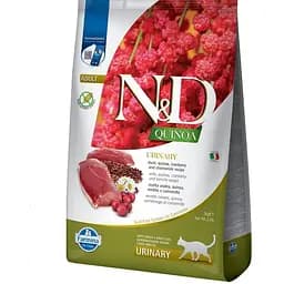 Сухий корм для котів Farmina N&D Quinoa для профілактики сечокам'яної хвороби з качкою, кіноа, журавлиною та ромашкою 5 кг