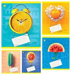 Тетради ученические 48 листов клетка Тверда Незвичайна, 10 шт. в упаковке