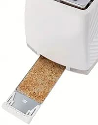 Тостер GrooWe 2 Slice 850Вт, підігрів, розморож., пластик, білий Russell Hobbs kuh0014883 - мініатюра 7