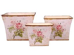 Набір кашпо Lefard Троянда, 3 шт. (730-015)