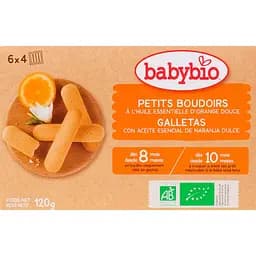 Органічне дитяче печиво Babybio Мій перший бісквіт 120 г - мініатюра 2