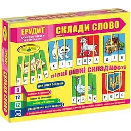 Настольная игра Київська фабрика іграшок Эрудит Составь слово Выпуск 1