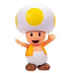 Игровая фигурка Super Mario Желтый Тоад, с артикуляцией, 6 см (41291i-GEN)
