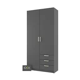 Шафа розпашна Idea Д-116 Антрацит - мініатюра 3