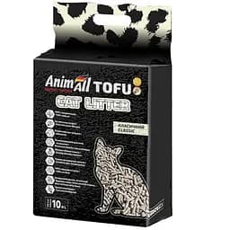 Соевый наполнитель AnimAll Tofu Classic для кошек без аромата 10 литров 4.66 кг