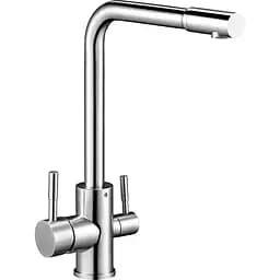 Змішувач комбінований для кухні Zegor SAP18-A090 осмос нержавіюча сталь 30412