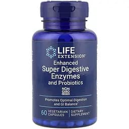 Комплекс для травлення Life Extension Enhanced Super Digestive Enzymes and Probiotics 60 веганських капсул