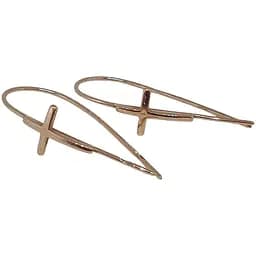 Золоті сережки Платон Хрестики. 1С265/00Б