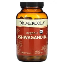 Ашваганда Ashwagandha Dr. Mercola органическая 180 капсул