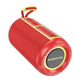 Портативна bluetooth колонка Borofone BR37 TWS із LED підсвічуванням червоний - мініатюра 4