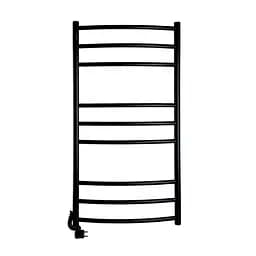 Полотенцесушитель UNIO LDE EL 1000-500-9 BLK Лестница Дуга Элит черная (21556)