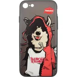 Чохол-накладка PUZOO TPU Case with UV Printing Hip Hop iPhone 7/8/SE 2020 MC Husky Black