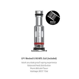 Змінний випарник Smok LP1 Coil Mesh MTL - 0.9 Ом (10199) - мініатюра 2