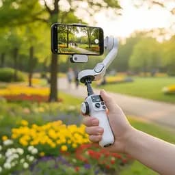 Триосьовий стабілізатор AOCHUAN Professional Gimbal Stabilizer for Smartphone SMART P2 White (AOCHUAN-SMARTP2-W) - мініатюра 6
