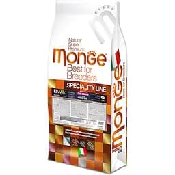 Сухий корм Monge Dog Вwild Low Grain, для дорослих собак, м'ясо гусака, 15 кг