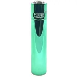 Запальничка Clipper Metal Green Shine - мініатюра 2